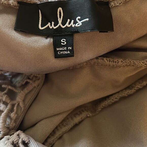 Lulus Open Low Back Gray Crochet Dress - Picture 8 of 8